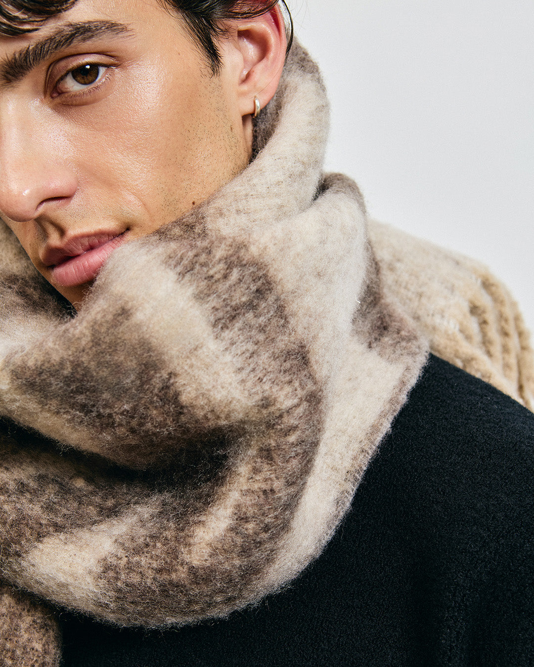 OVERSIZE JACQUARD SCARF